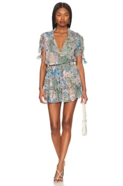 X REVOLVE Becca Dress Patchwork Batik