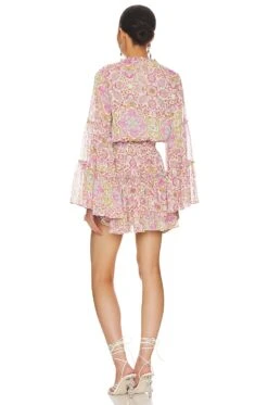 VESTIDO LEEVA Veranda Flora -Fashion Clothing Store MISA WD687 V3