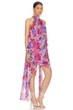 Victorine Dress Full Bloom 6 Victorine Dress Full Bloom -Fashion Clothing Store MISA WD689 V2