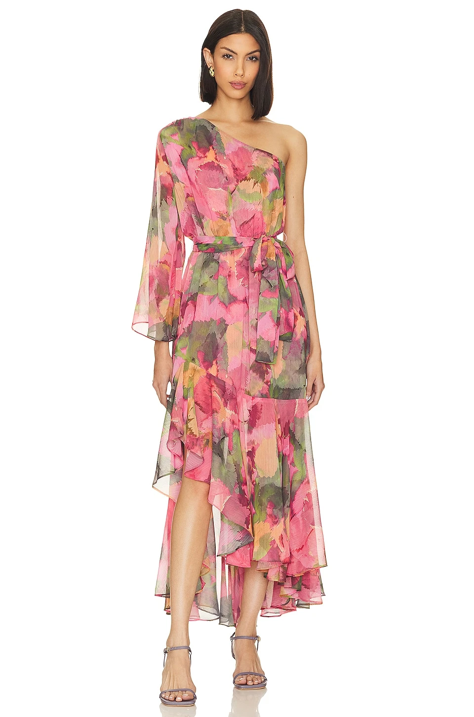 Sabrina Dress Watermelon Tourmaline 3 Sabrina Dress Watermelon Tourmaline