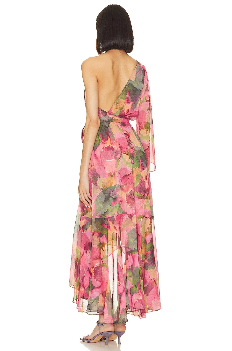 Sabrina Dress Watermelon Tourmaline 5 Sabrina Dress Watermelon Tourmaline - Image 3