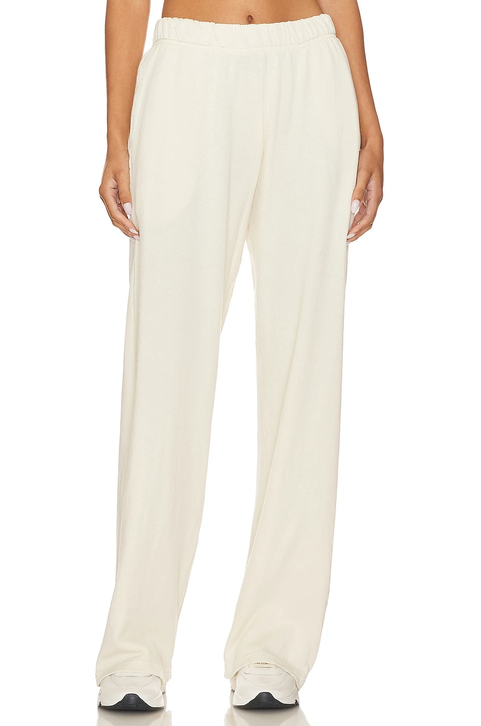 Mabel Wide Leg Pant With Pocket Ivory 3 Mabel Wide Leg Pant With Pocket Ivory