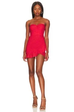 Marcine Strapless Dress Navy -Fashion Clothing Store MOTO WD143 V1