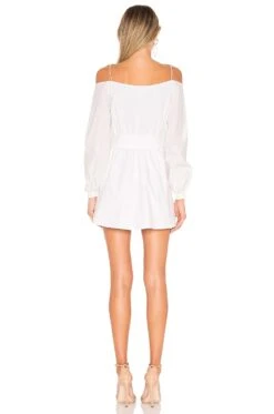 Leia Off Shoulder Dress White 7 Leia Off Shoulder Dress White -Fashion Clothing Store MOTO WD15 V3