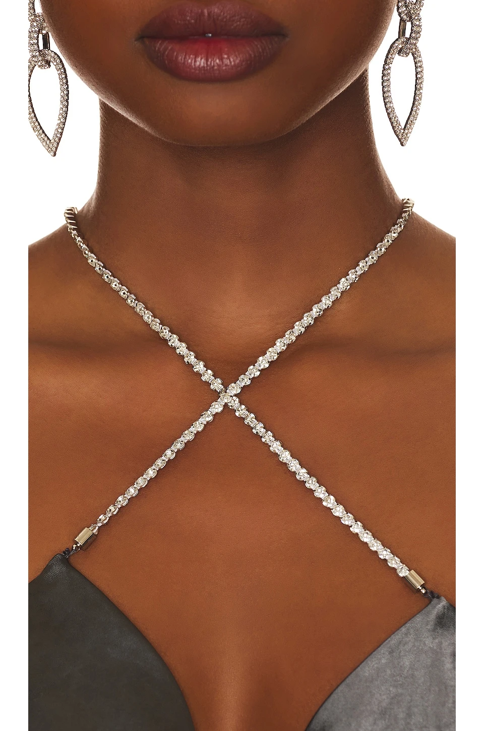 Talia Diamond Dress Grey 6 Talia Diamond Dress Grey - Image 4