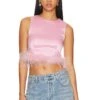 Alina Crop Top Baby Pink -Fashion Clothing Store MOTO WS138 V1