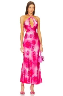 Rebecca Dress Pink -Fashion Clothing Store MRAE WD10 V1 1