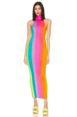 Maxi Dress Multicolor 6 Maxi Dress Multicolor -Fashion Clothing Store NARR WD15 V2