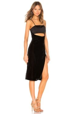 Svetlana Midi Dress Black -Fashion Clothing Store NBDR WD1705 V2