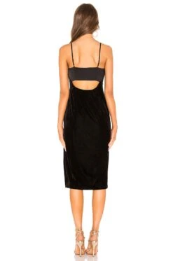 Svetlana Midi Dress Black -Fashion Clothing Store NBDR WD1705 V3