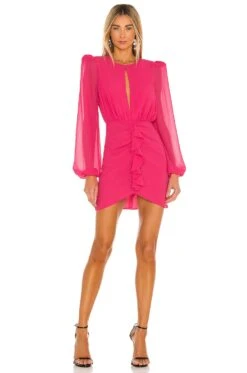 Arijana Mini Dress Hot Pink