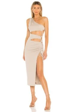 Donielle Midi Dress Nude