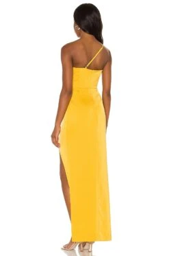 VESTIDO LARGO MAGNUS Goldenrod -Fashion Clothing Store NBDR WD2525 V3