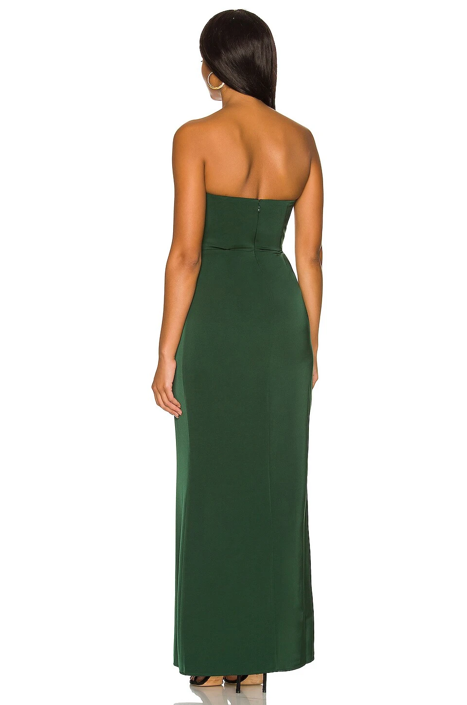 Marcel Bustier Gown Forest Green 5 Marcel Bustier Gown Forest Green - Image 3