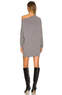 Cortado Dress Heather Grey -Fashion Clothing Store NBDR WD2559 V4
