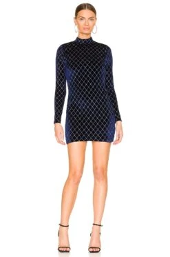 Calista Dress Navy -Fashion Clothing Store NBDR WD2601 V2