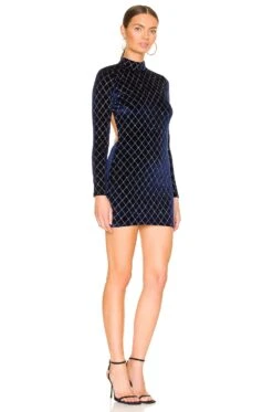 Calista Dress Navy -Fashion Clothing Store NBDR WD2601 V3