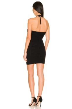 Blanka Knit Mini Dress Black -Fashion Clothing Store NBDR WD2612 V3