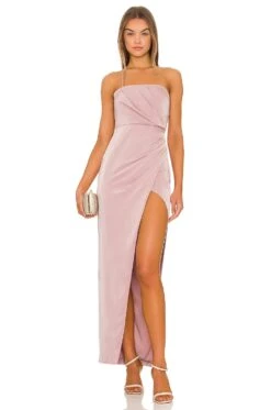 VESTIDO LARGO MAGNUS Goldenrod -Fashion Clothing Store NBDR WD2676 V1