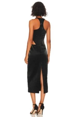 Imani Midi Dress Black -Fashion Clothing Store NBDR WD2789 V3