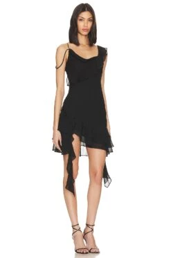 Dua Midi Dress Black -Fashion Clothing Store NBDR WD2926 V2