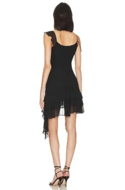 Dua Midi Dress Black -Fashion Clothing Store NBDR WD2926 V3