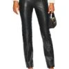 Mari Leather Pant Black 2 Mari Leather Pant Black -Fashion Clothing Store NBDR WP181 V1