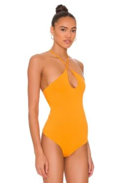Lorena Bodysuit Orange -Fashion Clothing Store NBDR WS770 V3
