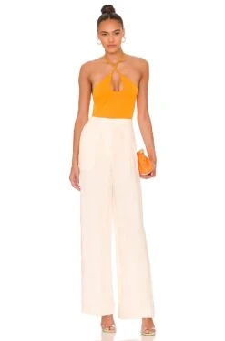 Lorena Bodysuit Orange -Fashion Clothing Store NBDR WS770 V5