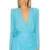 Milly Bodysuit Aqua Blue -Fashion Clothing Store NBDR WS870 V1