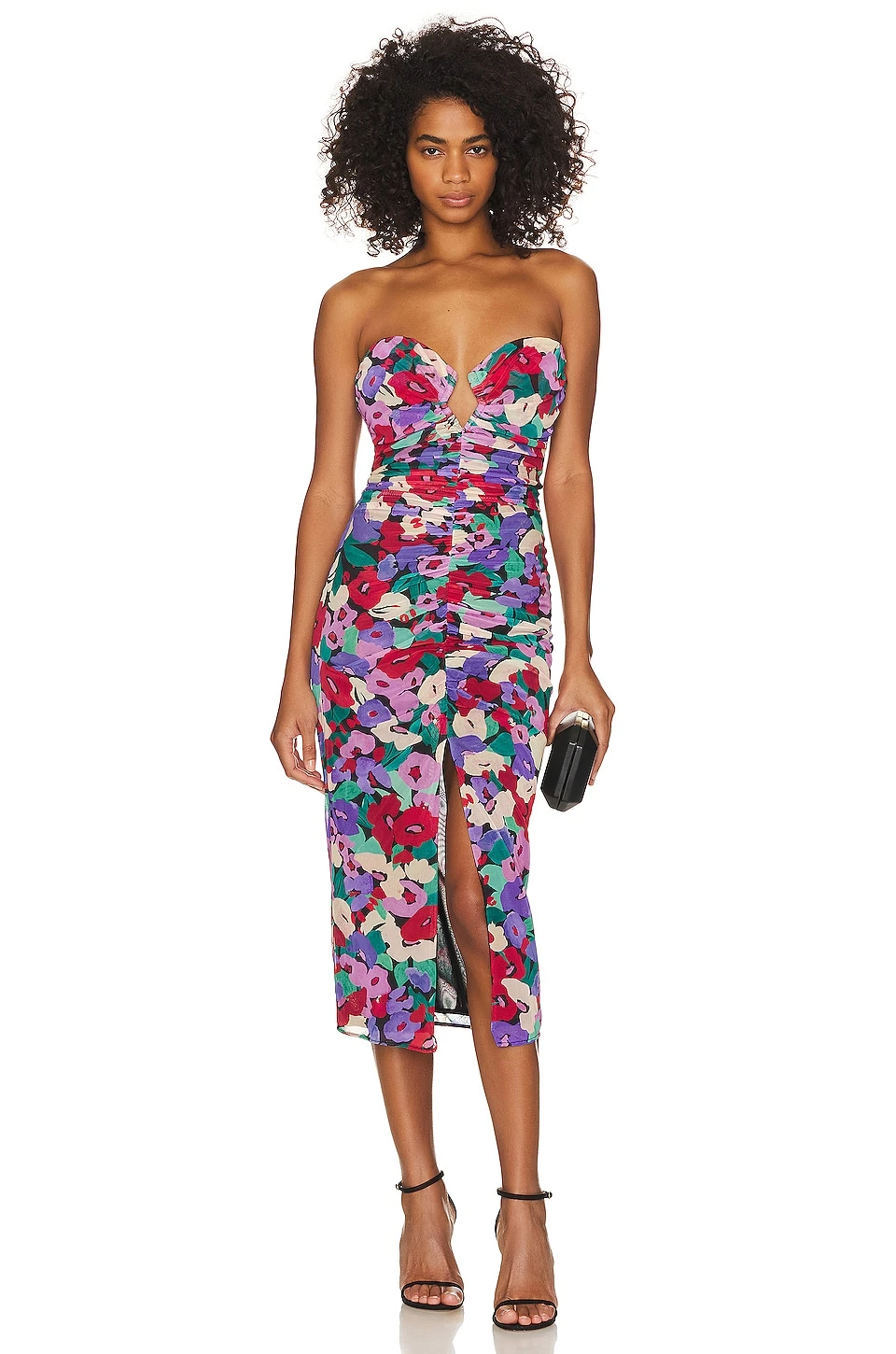 Sorin Diamond Cutout Midi Dress Cabra Print 3 Sorin Diamond Cutout Midi Dress Cabra Print