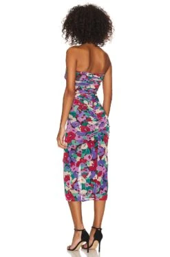 Sorin Diamond Cutout Midi Dress Cabra Print 7 Sorin Diamond Cutout Midi Dress Cabra Print -Fashion Clothing Store NHOX WD413 V3