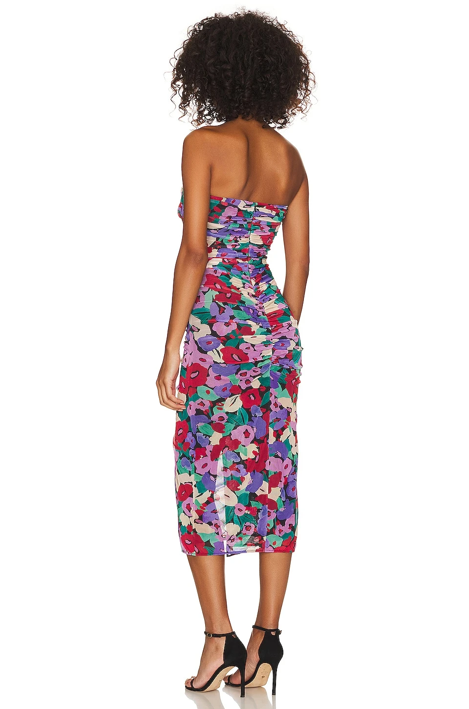 Sorin Diamond Cutout Midi Dress Cabra Print 5 Sorin Diamond Cutout Midi Dress Cabra Print - Image 3