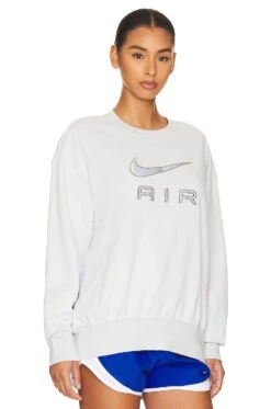 Nike NSW Air Fleece Crew Pure Platinum -Fashion Clothing Store NIKR WK117 V2
