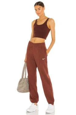 Nike Yoga Luxe Crop Tank Bronze Eclipse -Fashion Clothing Store NIKR WS144 V4