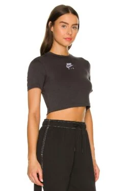 Nike NSW Air SS Crop Top Dark Smoke Grey -Fashion Clothing Store NIKR WS174 V2