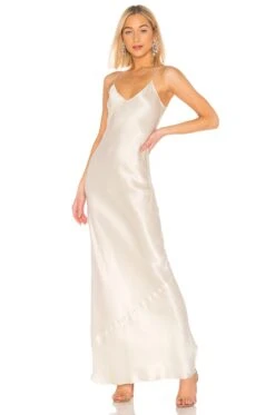 NILI LOTAN Cami Gown Ivory -Fashion Clothing Store NILR WD13 V1 1