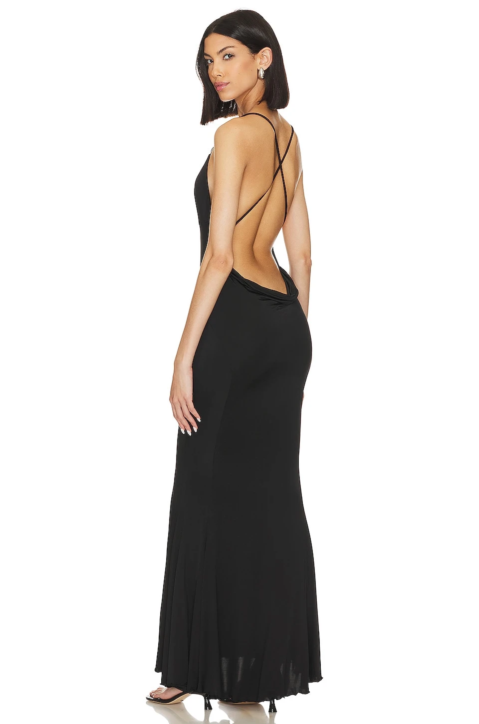 Tatiana Silk Diamond Dress Black 3 Tatiana Silk Diamond Dress Black