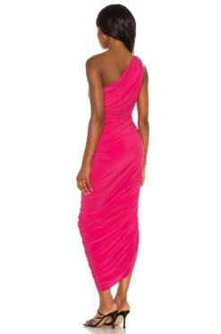 Norma Kamali X REVOLVE Diana Gown Rose -Fashion Clothing Store NKAM WD288 V3
