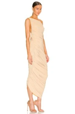 Norma Kamali Diana Gown Blonde -Fashion Clothing Store NKAM WD330 V2