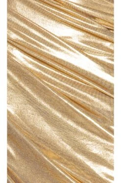 Norma Kamali Diana Mini Dress Gold -Fashion Clothing Store NKAM WD332 V4