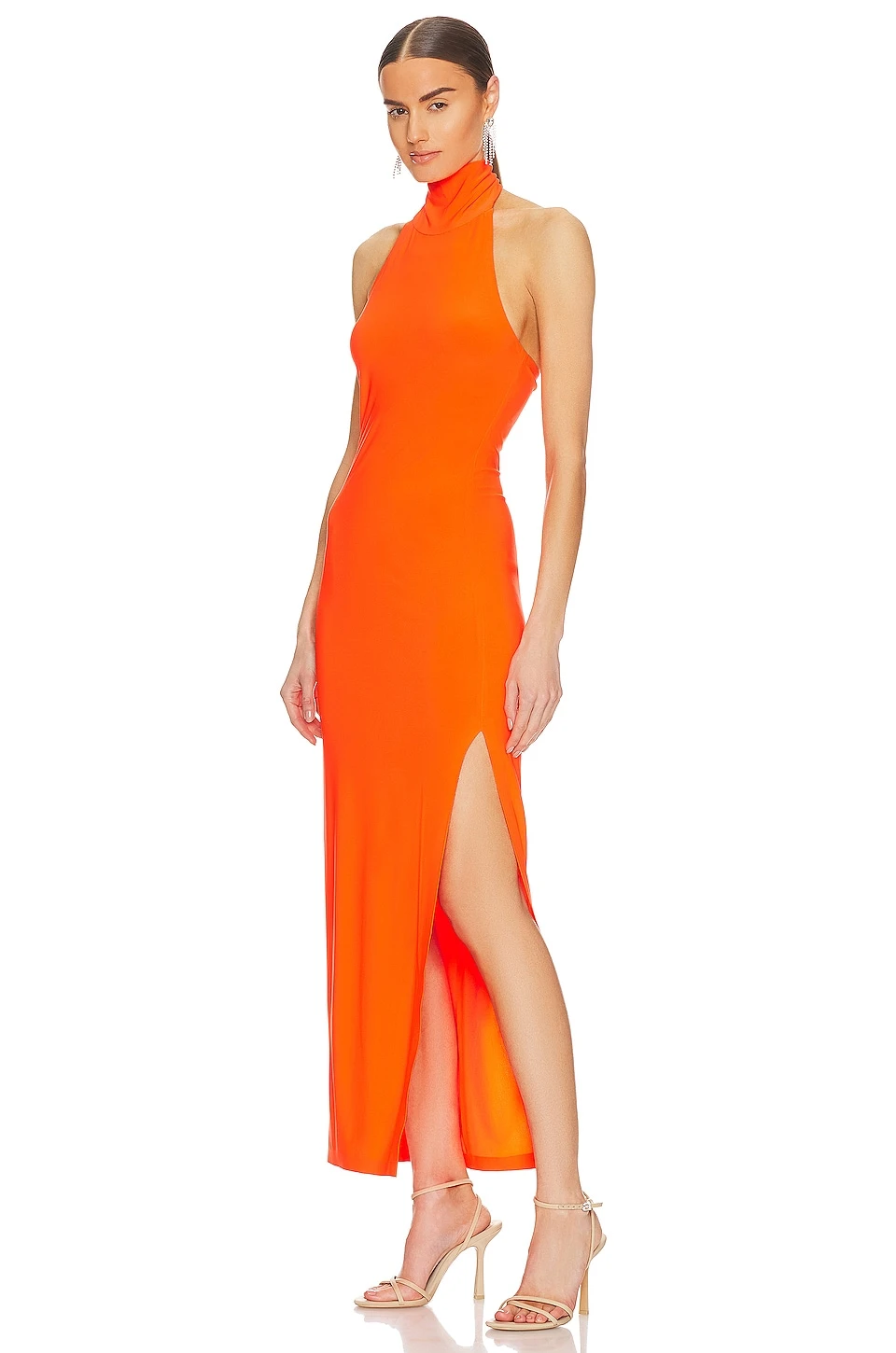 Norma Kamali Halter Turtleneck Gown Sos 5 Norma Kamali Halter Turtleneck Gown Sos - Image 3