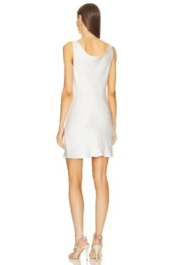 Norma Kamali ROBE COURTE MARIA Snow White 7 Norma Kamali ROBE COURTE MARIA Snow White -Fashion Clothing Store NKAM WD472 V3