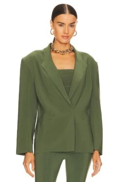 Norma Kamali CHAQUETA Celadon -Fashion Clothing Store NKAM WO148 V2