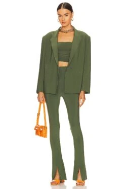 Norma Kamali CHAQUETA Celadon -Fashion Clothing Store NKAM WO148 V5