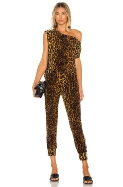 Norma Kamali Side Stripe Jog Pant Pantera -Fashion Clothing Store NKAM WP113 V4