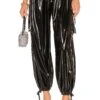 Norma Kamali PANTALON SWEAT Black -Fashion Clothing Store NKAM WP136 V1