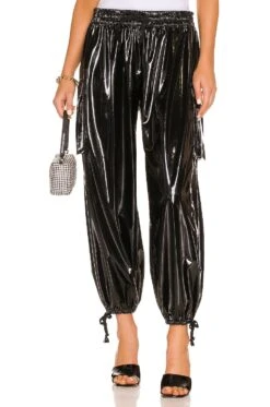 Norma Kamali PANTALON SWEAT Black