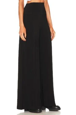 Norma Kamali Elephant Pant Black -Fashion Clothing Store NKAM WP48 V2