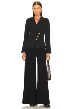 Norma Kamali Elephant Pant Black -Fashion Clothing Store NKAM WP48 V4